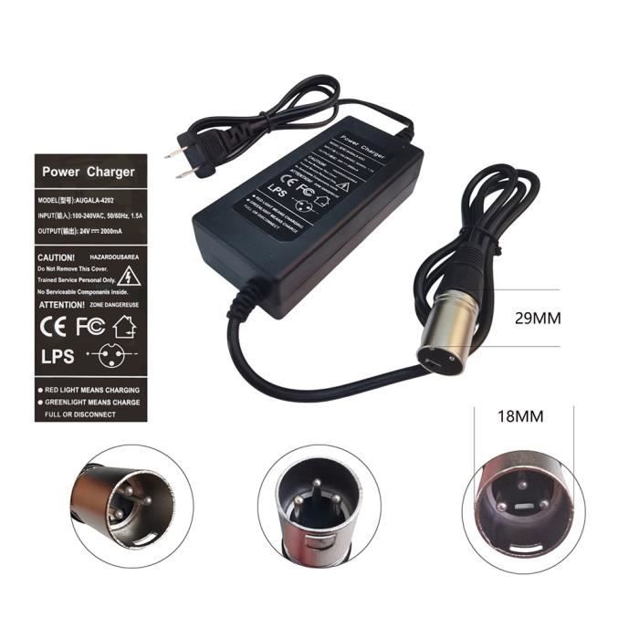 Chargeur Ebike Scooter Chargeur Batterie 48V Pour Trottinette électrique - 54.6V 3A, Connecteur XLR 3-Pin - Pour Batteries Lithium 13S Hitway H5 Pro Chargeur Ebike Scooter Chargeur Batterie 48V Pour Trottinette électrique - 54.6V 3A, Connecteur XLR 3-Pin - Pour Batteries Lithium 13S Hitway H5 Pro