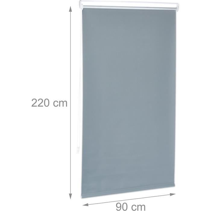 Store Vertical Extérieur 200x270cm Anthracite - Avec Manivelle, Sans Perçage, Poteaux Réglables, Coupe-vent