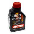 1 litre Motul 8100 X-cess 5W40 huile moteur MB 229.5 226.5 LL B-025 A3 B4 API SN A40-0