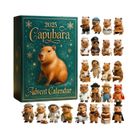 C Calendrier De L'Avent Capybara 2025, Compte à Rebours De Noël De 24 Jours Pendentifs Capybara En Acrylique 2d~p166817679