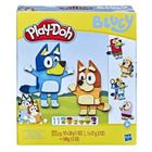 PLAYDOH Play-Doh Bluey se déguise, Coffret avec 11 pots de pâte à modeler Bluey et à sa sœur Bingo, dès 3 ans