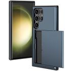 Coque arrière avec porte-cartes Samsung Galaxy S24 Ultra Bleu foncé imoshion