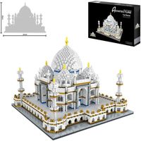 Taj Mahal World Famous Landmark 3900+pcs Nano Mini Blocs de Construction Kits Enfant Construction Bricolage Jouet Educatif Ca