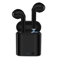 Écouteur Micro casque Oreillette Bluetooth Audio sans fil TWS I7S pour Huawei Honor 9 lite Couleur Noir - Marque Yuan Yuan