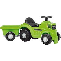 Jouet de jardinage - ECOIFFIER - Porteur Tracteur remorque 81,5 cm - Vert - Mixte - Dès 12 mois