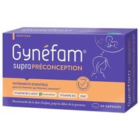 Effik Gynefam Supra Préconception 60 Capsules (Cure de 2 Mois)