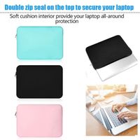 Mode Style Notebook Laptop Sleeve Case Bag Pouch Storage pour Mac MacBook Air Pro 13,3 pouces noir