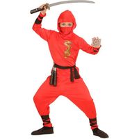 Déguisement Ninja Enfant - WIDMANN - Rouge - Multicolor