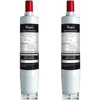 Lot de deux filtres a eau original Whirlpool SBS002 pour refrigerateur americain 484000008726(2)