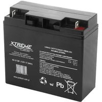 Batterie Gel rechargeable 12V 17Ah - XTREME - Sans entretien - Sans fuite