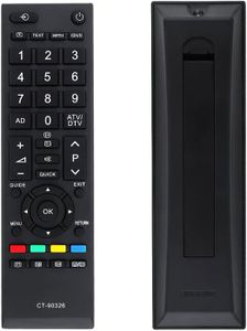 Téléviseur LED Télécommande pour TV Toshiba pour TV LCD LED 3D HDTV Smart TV pour CT-90326 CT-90380 CT-90336 CT-90351