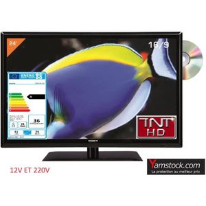 INOVTECH Téléviseur 12V Smart TV Full HD 24 (60 cm) TV Connect