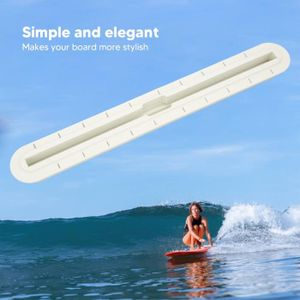 PLANCHE DE SURF Surfboard Fin Box Professional Replacement UV Resistance Lightweight Surfboard Rudder Slot for Surfing Accessories 12.0in Whi 904651