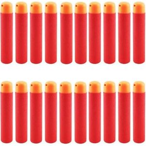 BELLE TECH 6Pcs Fléchettes Recharges Balle 9.5Cm Darts Compatible