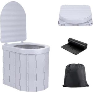 toilettes de camping mobiles toilettes pour la randonnée toilettes de voyage les longs voyages tabouret pliable pour adultes et enfants rose Toilettes portables pliables les embouteillages