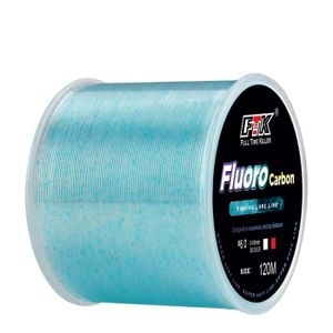 FIL DE PÊCHE Taches bleues-0.45mm-31.2lb-14.2kg--Fil de pêche coulant en fluorocarbone, fibre de carbone, qualité de leurr