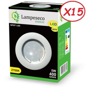 12 X LAMPE SPOT PLAFONNIER ENCASTRABLE ÉCLAIRAG… - Maison