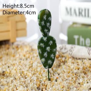 FLEUR ARTIFICIELLE Liangtou mini xianzh - Plante artificielle succulente verte Cactus multi styles, Fausse Plante créative pour