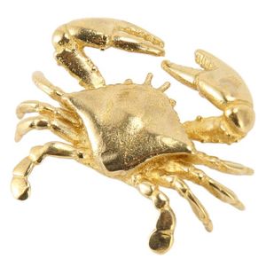 OBJET DÉCORATIF HURRISE crabe en laiton Figurine de crabe de Style