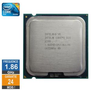 PROCESSEUR Processeur Intel Core 2 Duo E6300 1.86GHz SL9TA LG