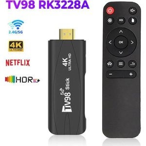 BOX MULTIMEDIA TV Box Stick Android TV HDR Set Top OS 4K BT5.0 Wi