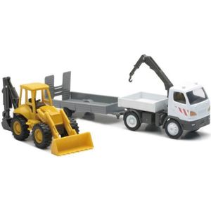 VOITURE - CAMION Miniatures montées - camion remorque avec tractope