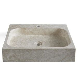 LAVABO - VASQUE Vasque à poser - lavabo en marbre coloris beige - 