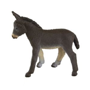 FIGURINE - PERSONNAGE Figurine Jouet Safari S249929 Ferme Âne avec poulain miniature - Fini à la main - Pour enfants de 3 ans et plus