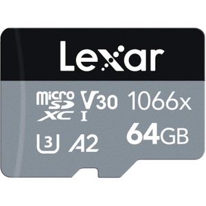 CARTE MÉMOIRE Lexar Professional 1066x Carte Micro SD 64 Go, Car