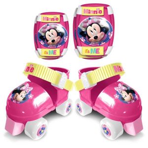 PATIN - QUAD DISNEY MINNIE Set patins à roulettes + coudières +