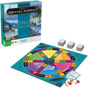 JEU SOCIÉTÉ - PLATEAU WINNING MOVES Trivial Pursuit Rhones-Alpes