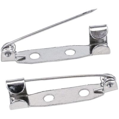 Supports Broche épingle De Sécurité Dorée - 20 Pièces, Bases Rondes Pour DIY Bijoux, Décoration Corsage, Mariage
