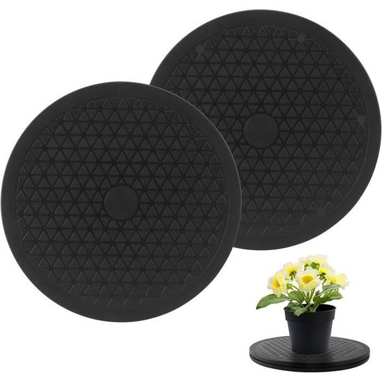 Tnarru 10 Pcs Plateau Tournant Rotatif Roulement Table Plateau Tournant Meuble Plateau Tournant Plaque Pivotante Robuste pour Établi Table Fauteuil Inclinable 98 mm
