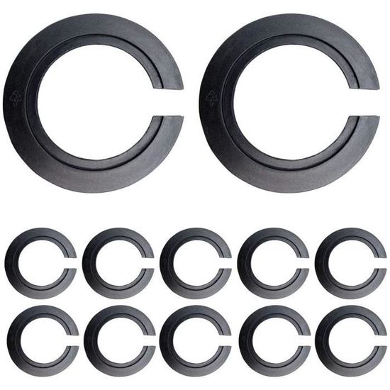 2 Anneaux Support Abat-jour En Cuivre - Diamètre Intérieur 28 Mm, Extérieur 62 Mm, Fixation Triangulaire