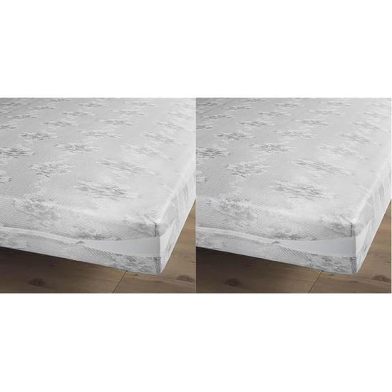 Housse rénove matelas en polyester 160 x 200 cm Isabelle | Maisons du Monde