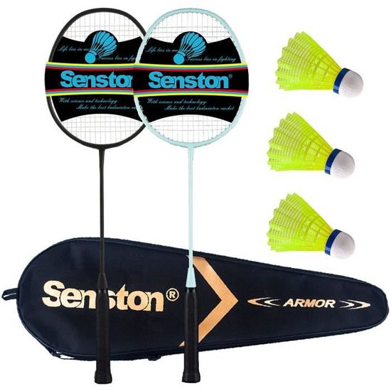 Paire Raquettes De Badminton Et 3 Volants, Sac De Transport - Prix