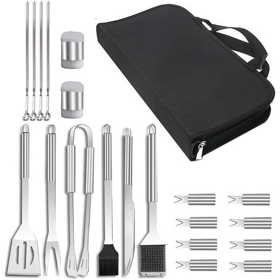 Sac De Rangement Barbecue Oxford - 38,5 X 15,5 X 9 Cm, Pour Outils Et Accessoires Extérieur
