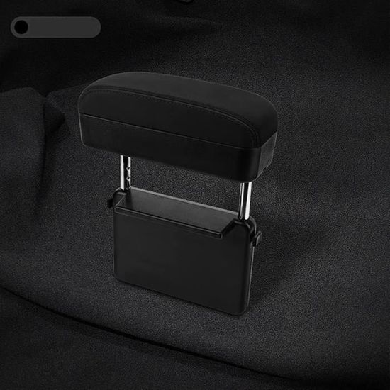 Accoudoir Universel Pour Voiture - Compatible Opel, Cuir Noir, Réglable, Neuf