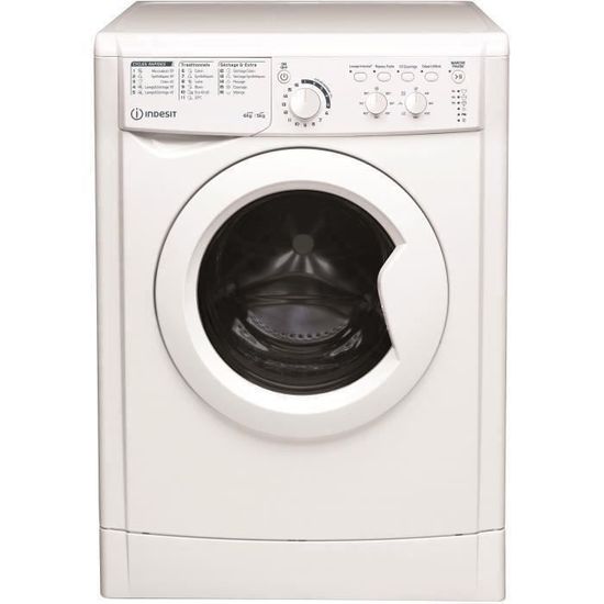 Machine à laver INDESIT automatique 8 Kg 1200trs avec afficheur Noir