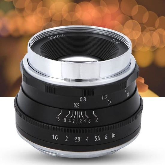 KIMISS NEWYI 35mm F1.6 Mark II Objectif de caméra humaniste de paysage