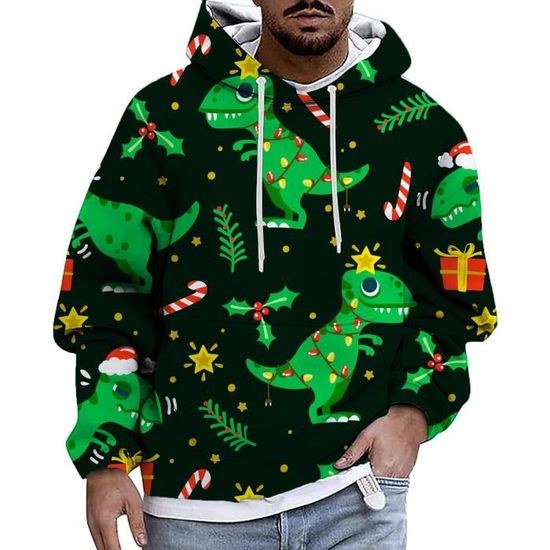 Sweat à Capuche Noël Abeille Joyeux Pour Homme - Marque Awdis, Polycoton, Neuf Avec étiquettes