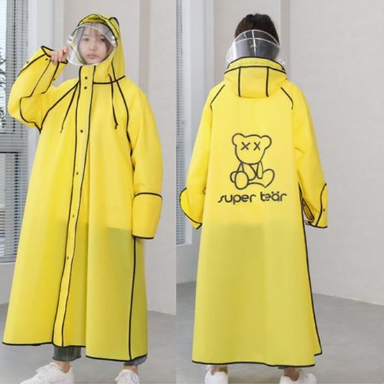 Cape De Pluie Enfant Avengers Marvel – Poncho Imperméable Avec Capuche Et Boutons Pression