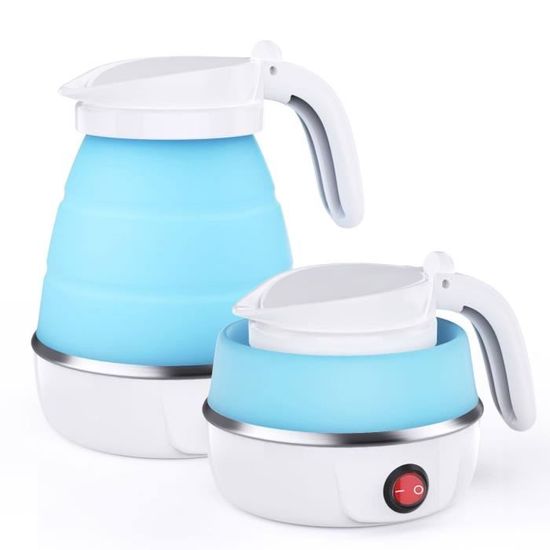 Bouilloire Pliable Silicone 800ml Rosenstein & Söhne - Compatible Toutes Plques
