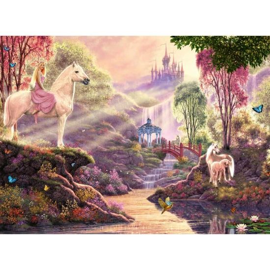 Puzzle 500 pièces - Ravensburger - La rivière magique - Paysage et nature - Adulte - Coloris Unique