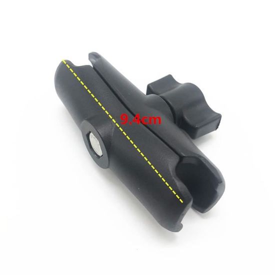 Bras Double Rotule En Aluminium 15 Cm - Pour Montage Sur Base 1", Réglage D'angle