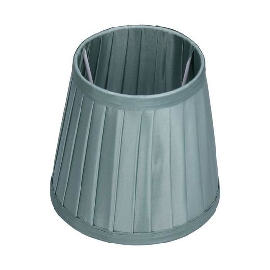 Abat-jour En Tissu Lin E14 – Pour Lampe De Table, Chevet, Bureau – Couleur Naturelle, Petit Format 14x13 Cm