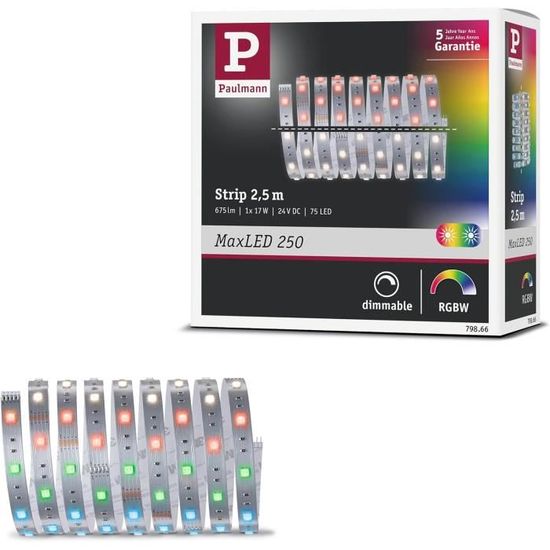 Paulmann 79863 Strip LED MaxLED 250 5m Tunable White IP20 Incl. 1