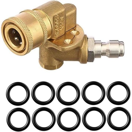 Adaptateur de nettoyeur haute pression M22, rapide, 1-4 pouces, 280bar, 4000psi, connecteur