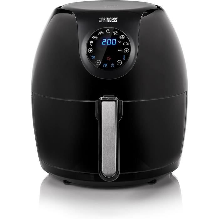 Princess Airfryer XXL - Friteuse Sans Huile 5,5L - Pour 9 Personnes - Économie D'Énergie + Livre Recettes