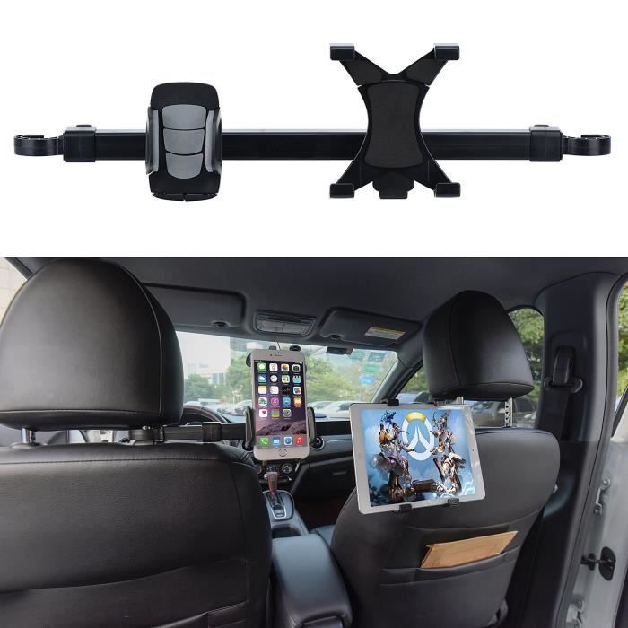 Support tablette pour voiture,Support Tablette Voiture, Têtière Back Seat Tablet Car Mount 360 Support rotatif